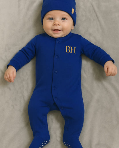 Boy In Blue Babygrow Set