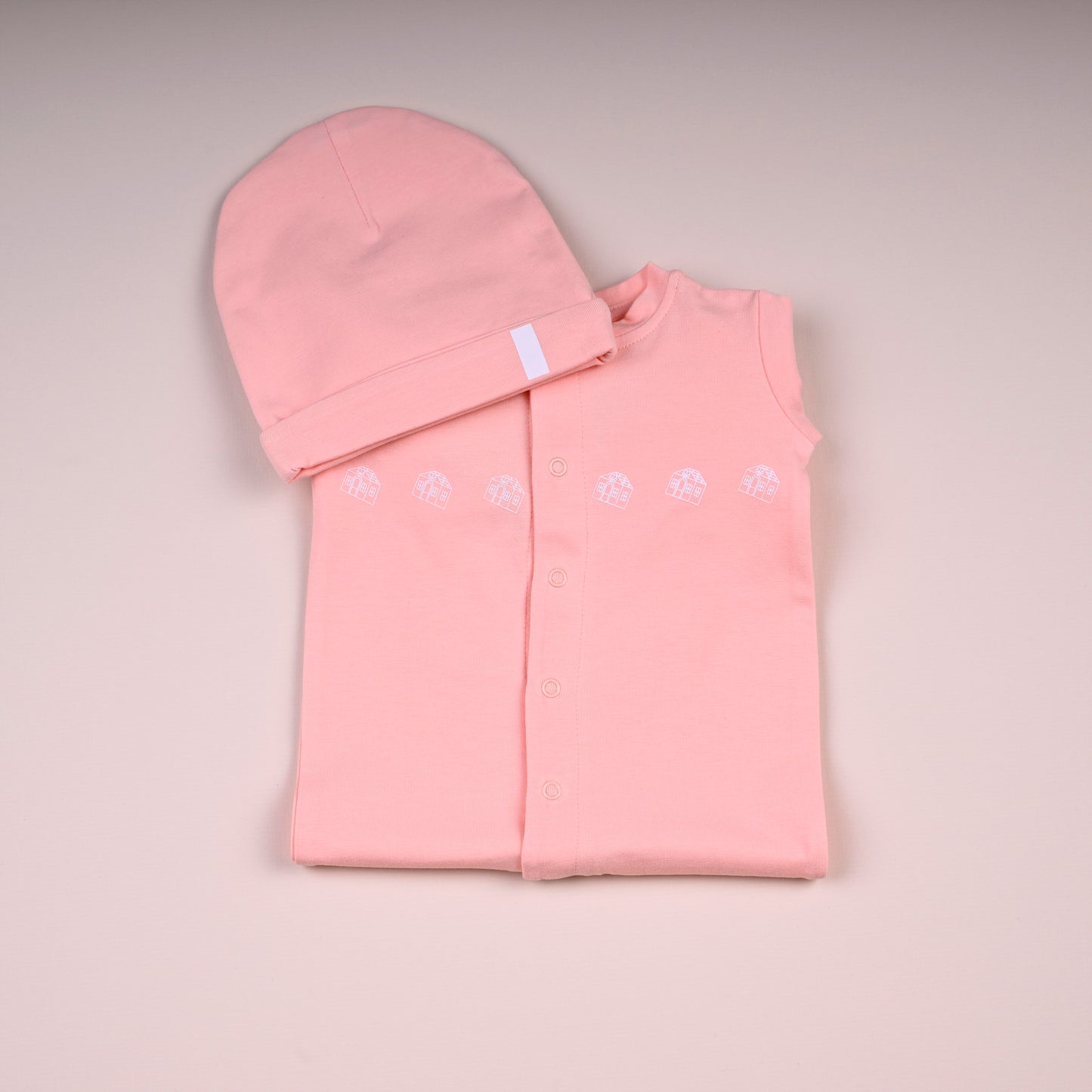 Peach Delight Babygrow Set