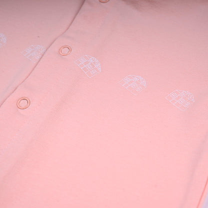 Peach Delight Baby Grow Romper
