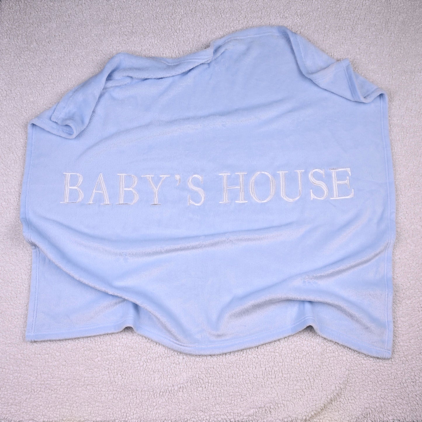 Baby Blue Fleece Blanket